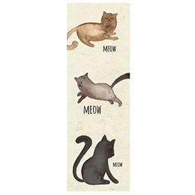 Bookmark "Meow Meow Meow"-image