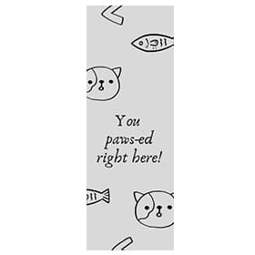 Bookmark "You paws-ed right here!" main image