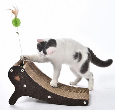 Cat Scratching Board With Toy main image